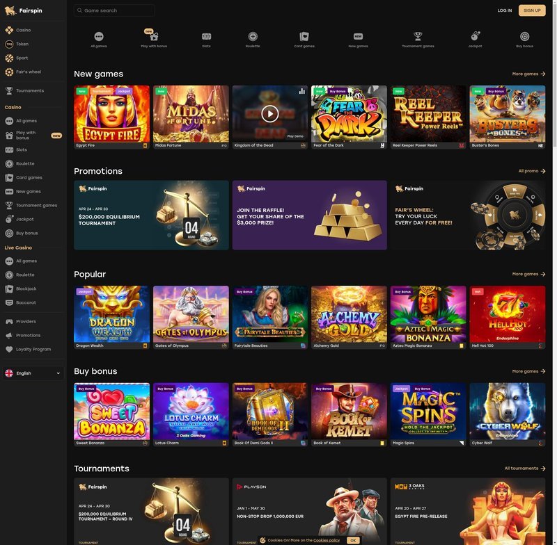 Fairspin avis - Exploring Fairspin Casino's Game Selection